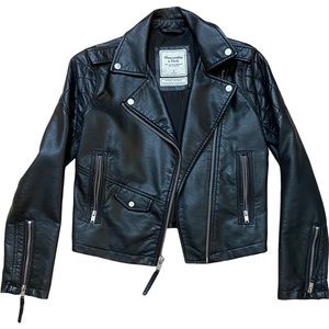 Abercrombie & Fitch Vegan Leather Jacket S
